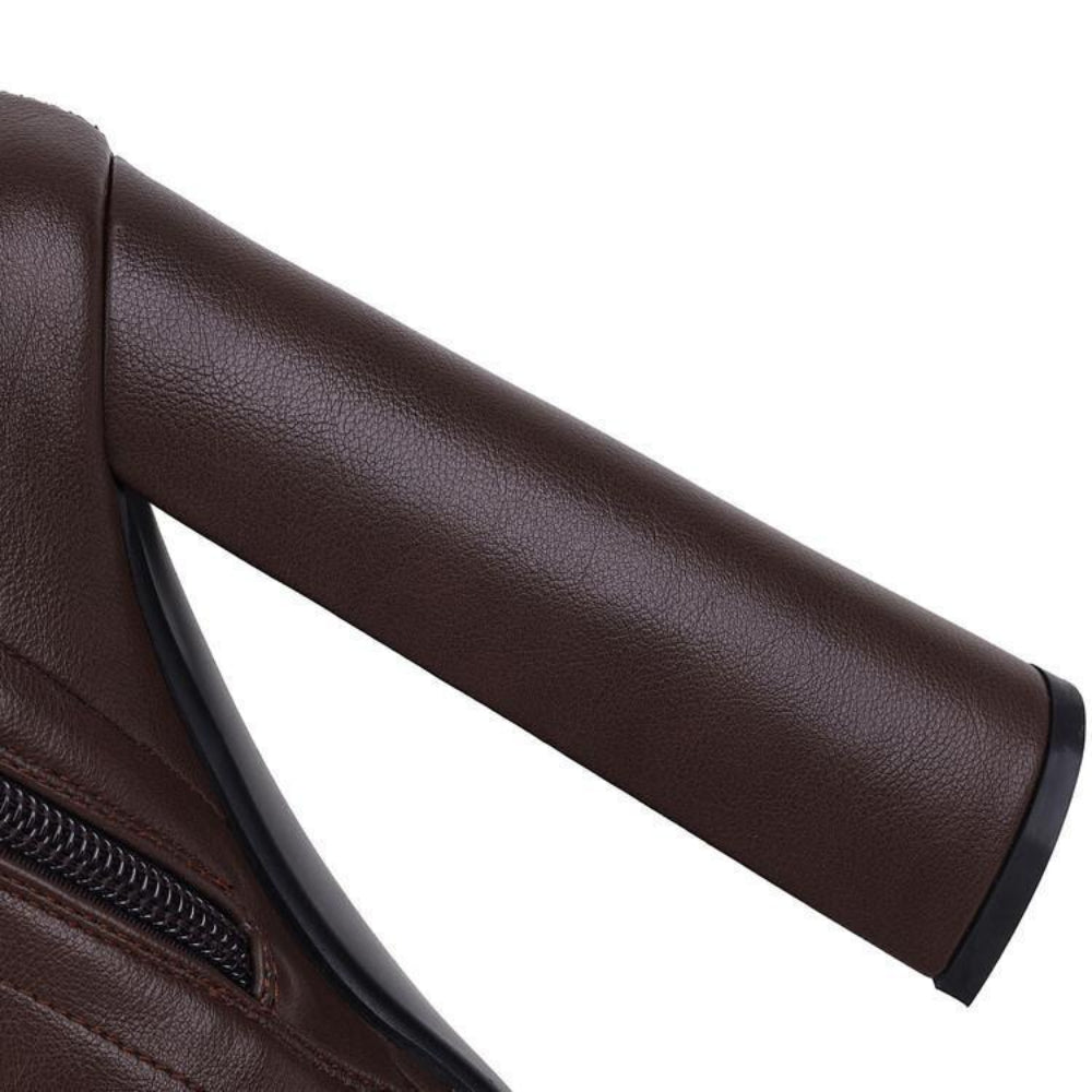 Bottes Plateforme à Talon Bloc