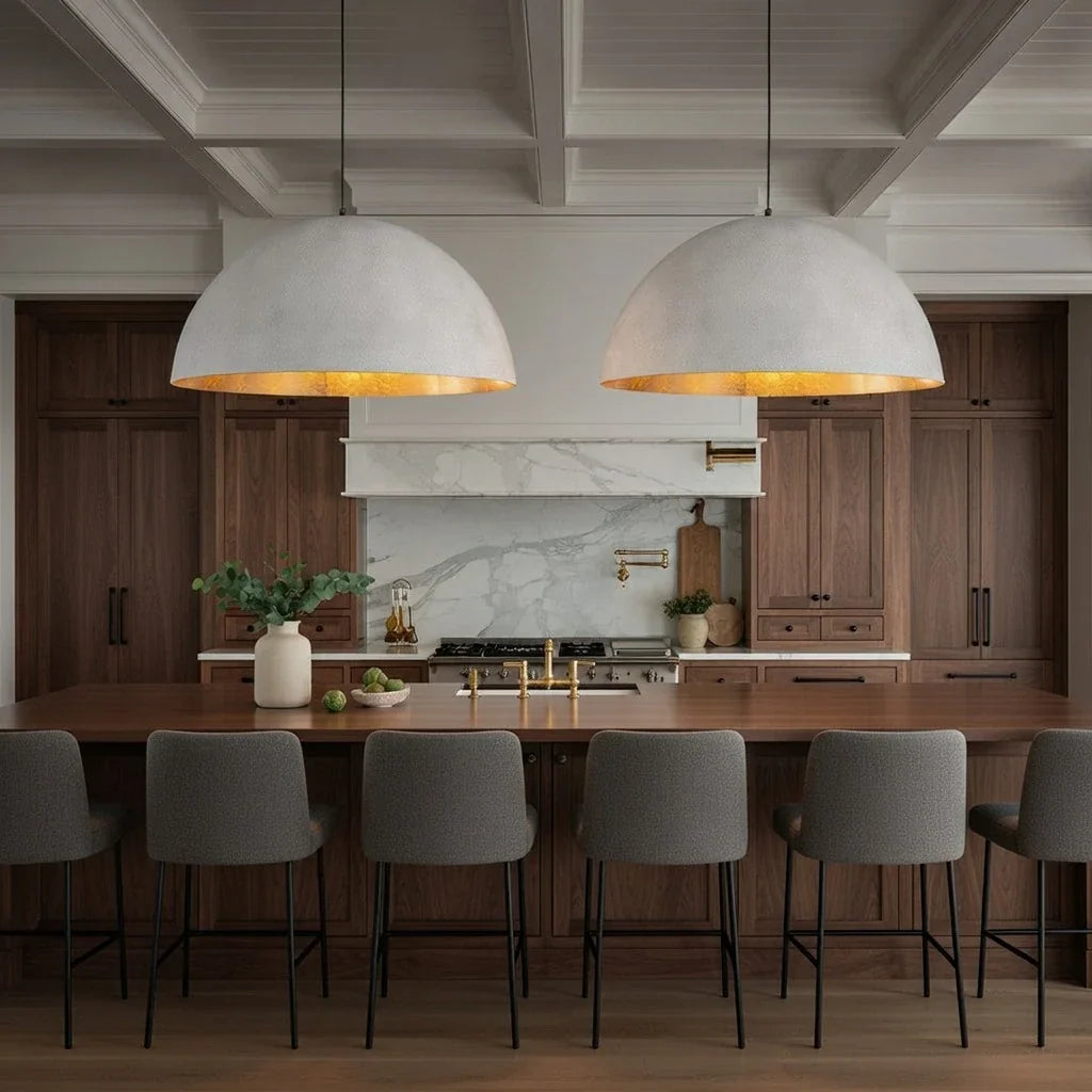 Industriële Oversized Metalen Koepel Hanglamp, 1 Licht