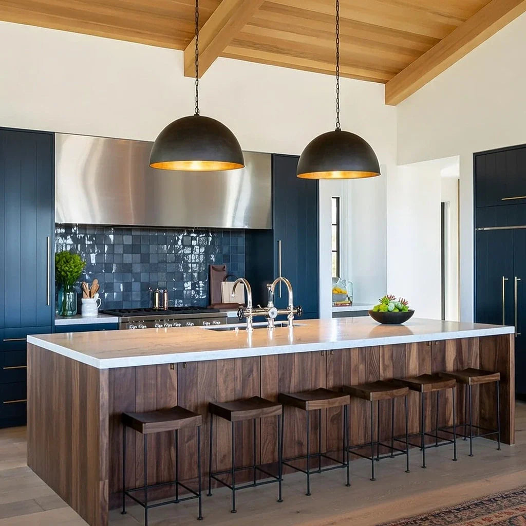 Industriële Oversized Metalen Koepel Hanglamp, 1 Licht