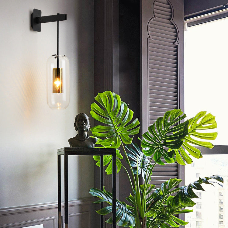 Luz de Parede AriaNord em Vidro com Design Moderno Minimalista