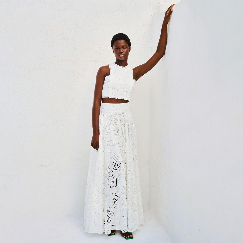 Ensemble Dentelle Brodée