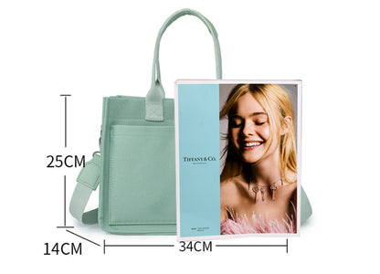 Sac Cabas En Toile Multi-Poches Grande Capacité