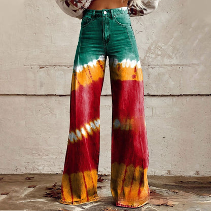 Pantalon Décontracté Coupe Large