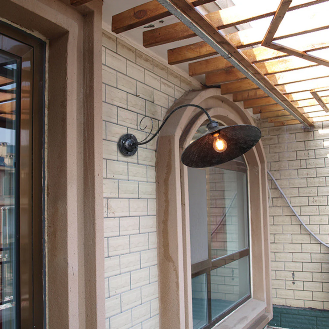 Vintage Kültéri Fali Lámpa Brightoak-tól IP65 LED Kompatibilitással