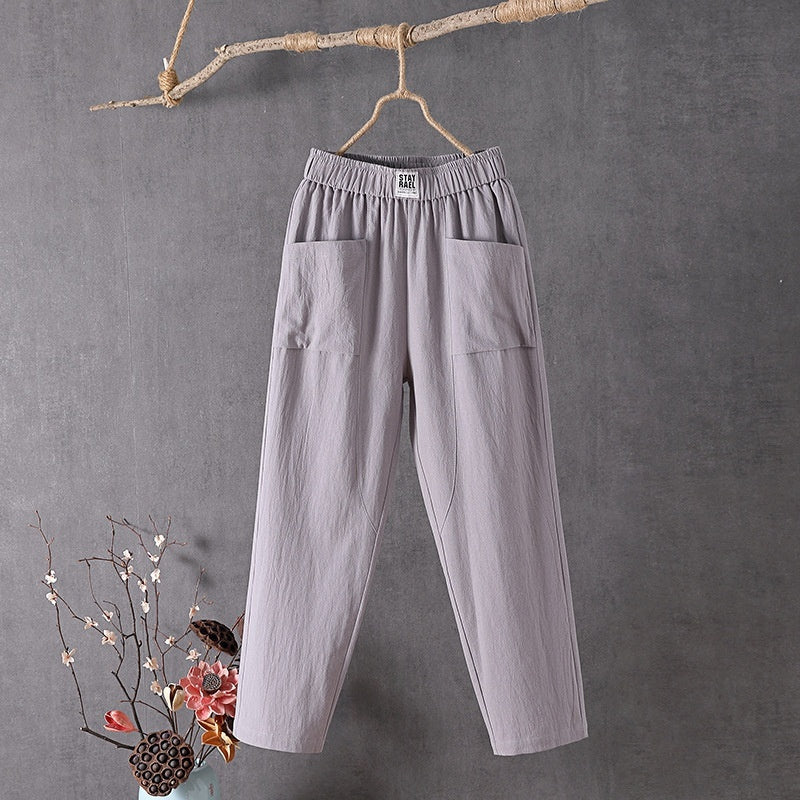 Pantalons en Coton et Lin