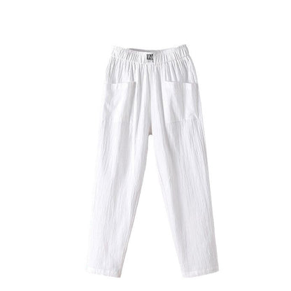 Pantalons en Coton et Lin