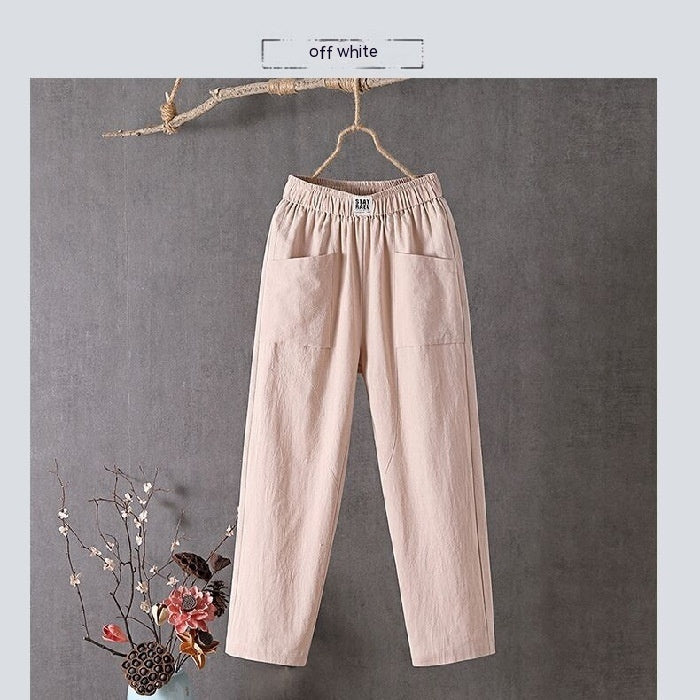 Pantalons en Coton et Lin