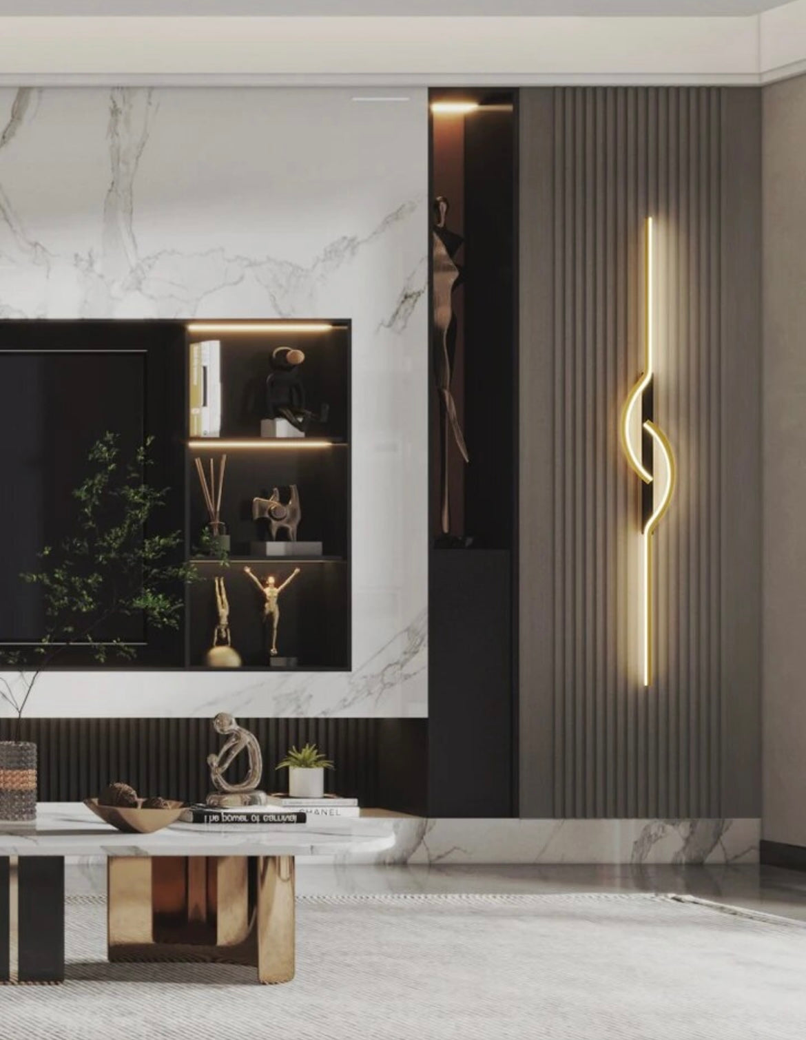 LumaArc Moderne Wandlamp Aluminium En Acryl LED Lamp