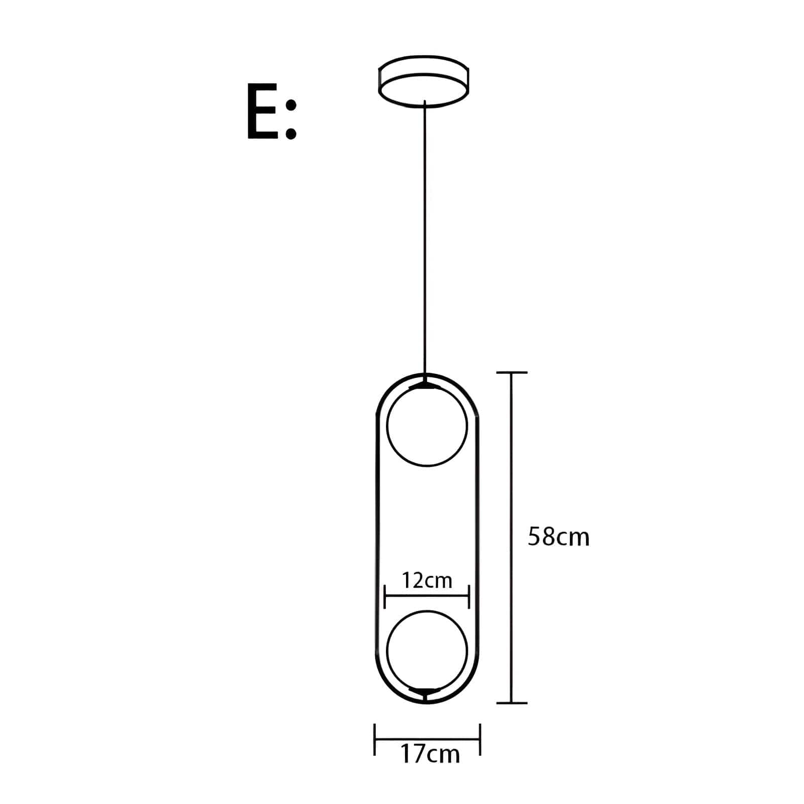 Auralis üveggömb LED függeszték modern mennyezetekhez