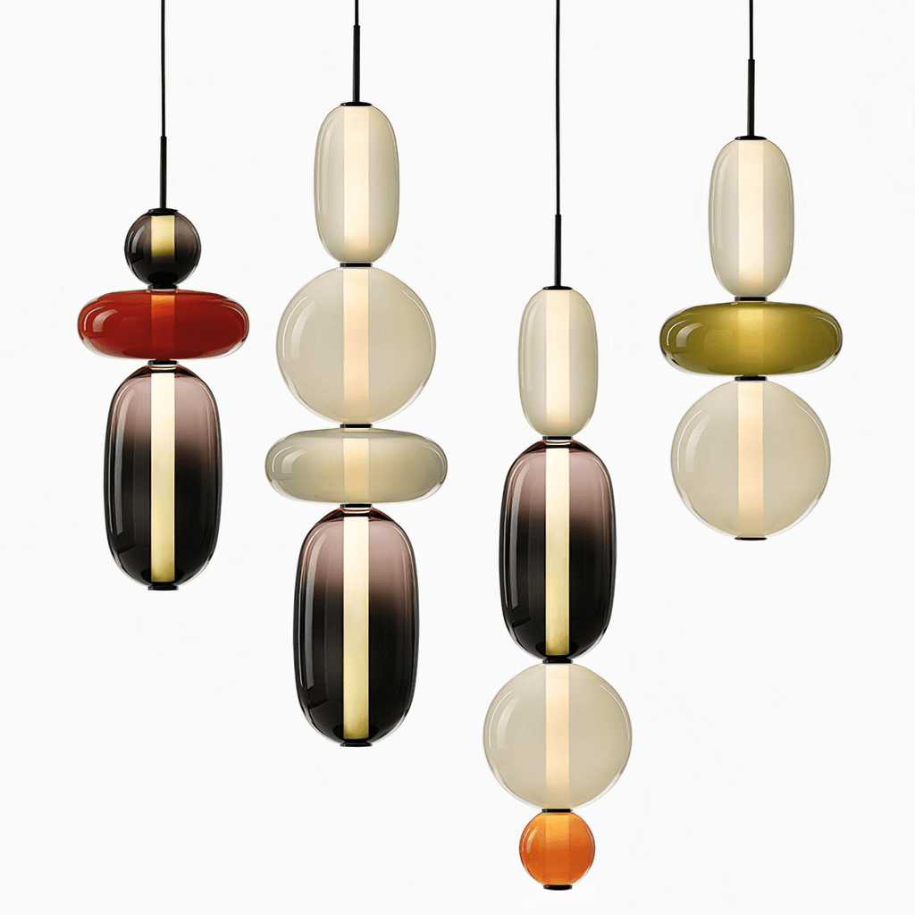 Colorful glass pendant lamp 1