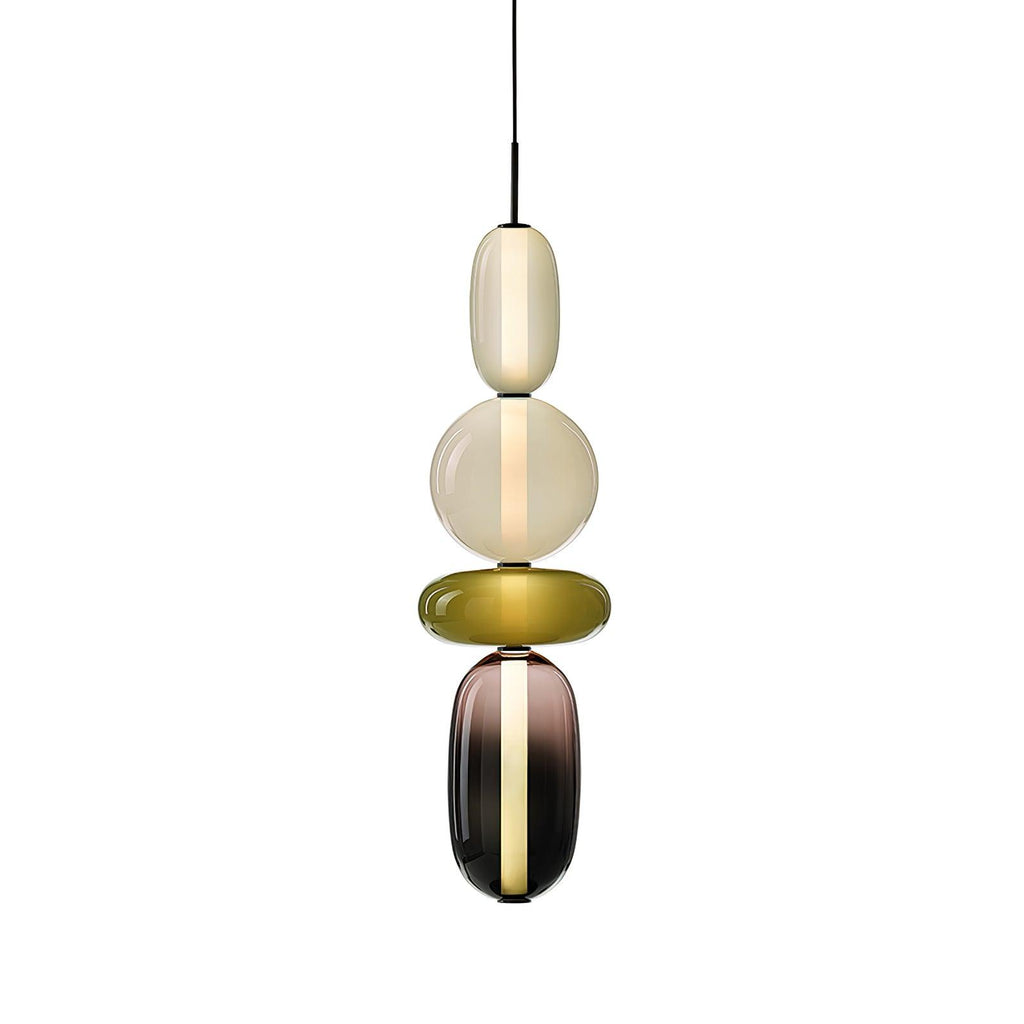Colorful glass pendant lamp 10