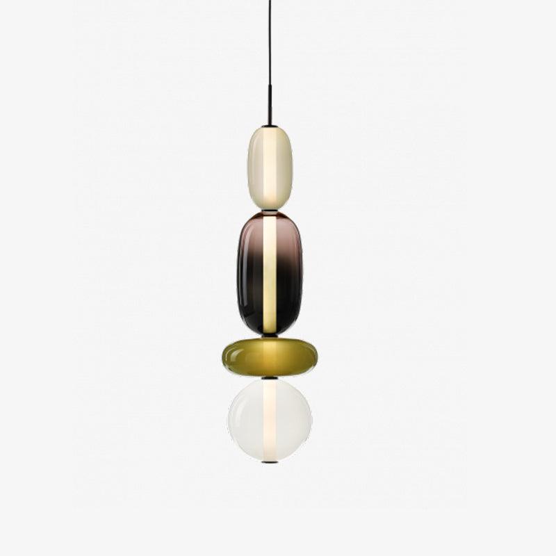 Colorful glass pendant lamp 18