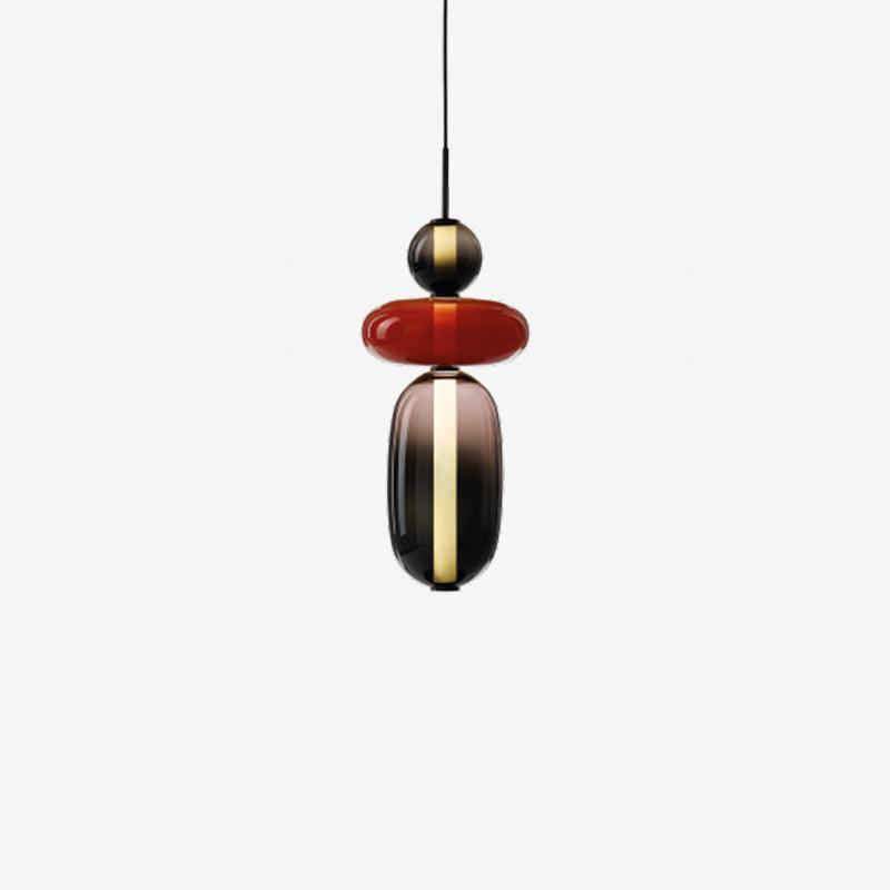 Colorful glass pendant lamp 9