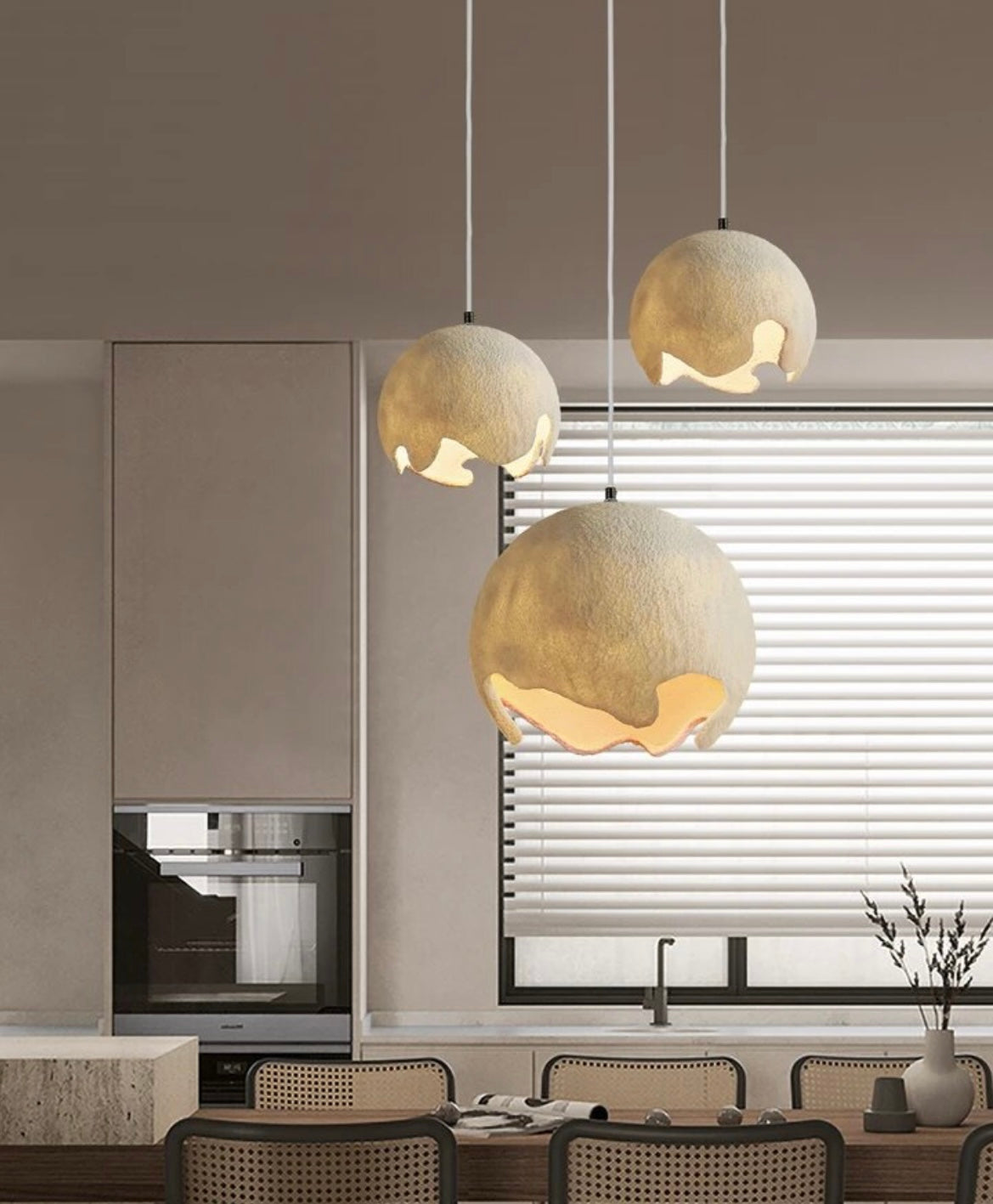 Aster Skandináv Mikrocement LED Függeszték Kábellel