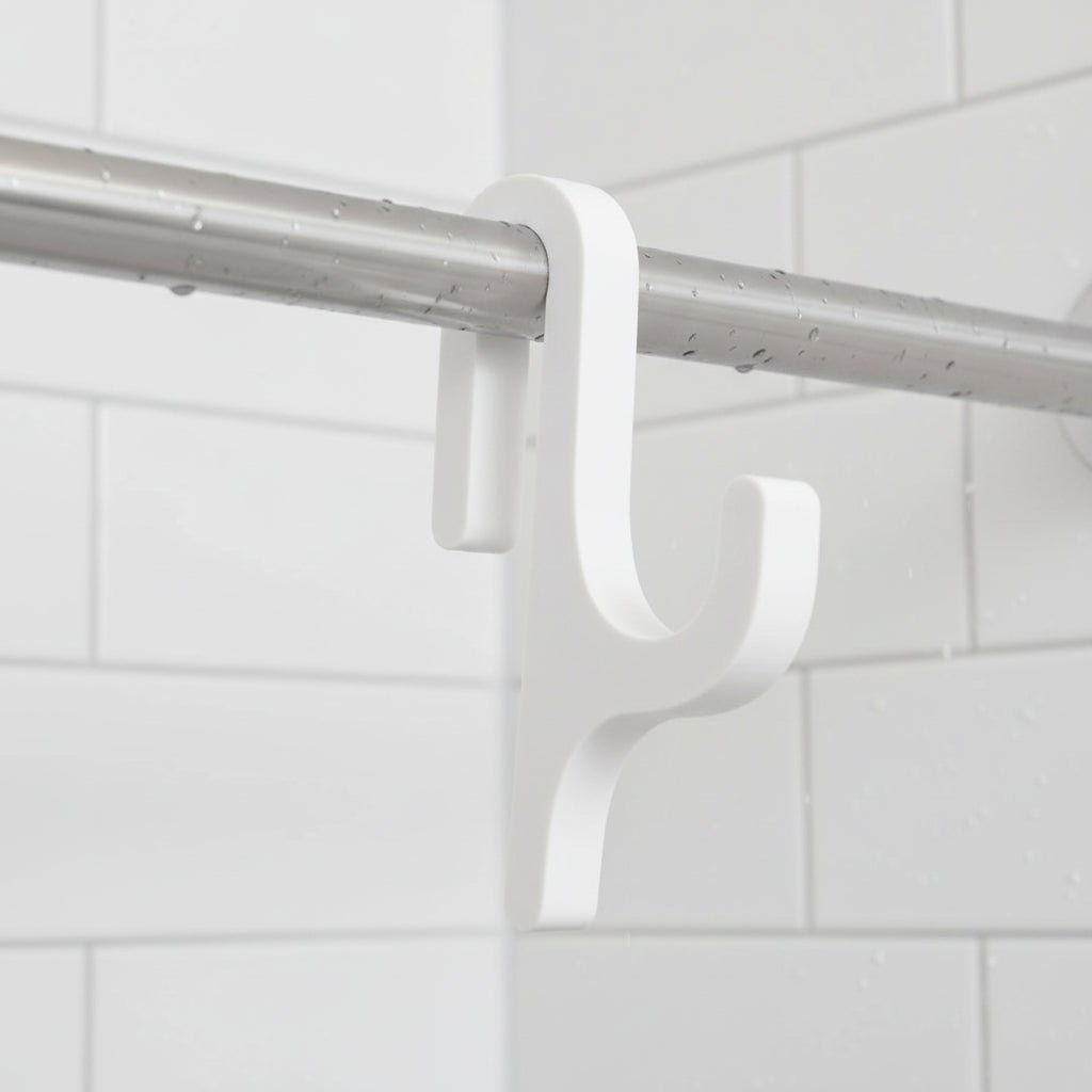 CrystalGlow üveg zuhanykampó stílusos fürdőszobai rendszerezéshez