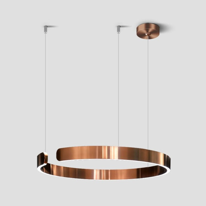 Luma Circle LED-kroonluchter metalen luxe hanglamp