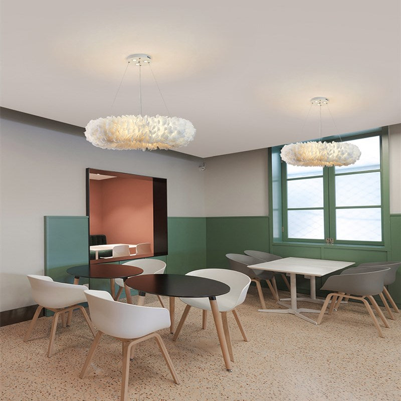 Aurora Feather északi stílusú függeszték nappalikba