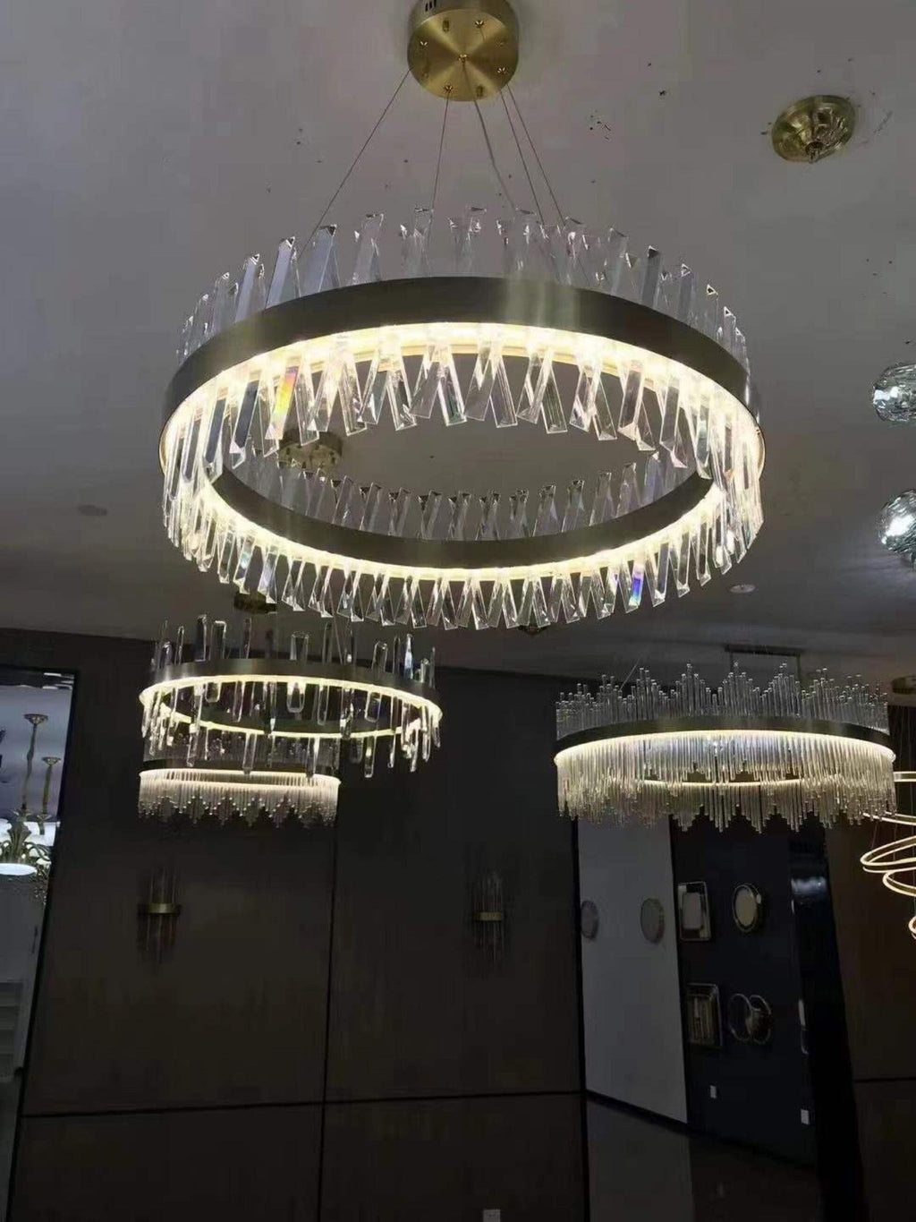 Aurelia Arany Keresztpántos Kristály Csillár Luxor Fénnyel