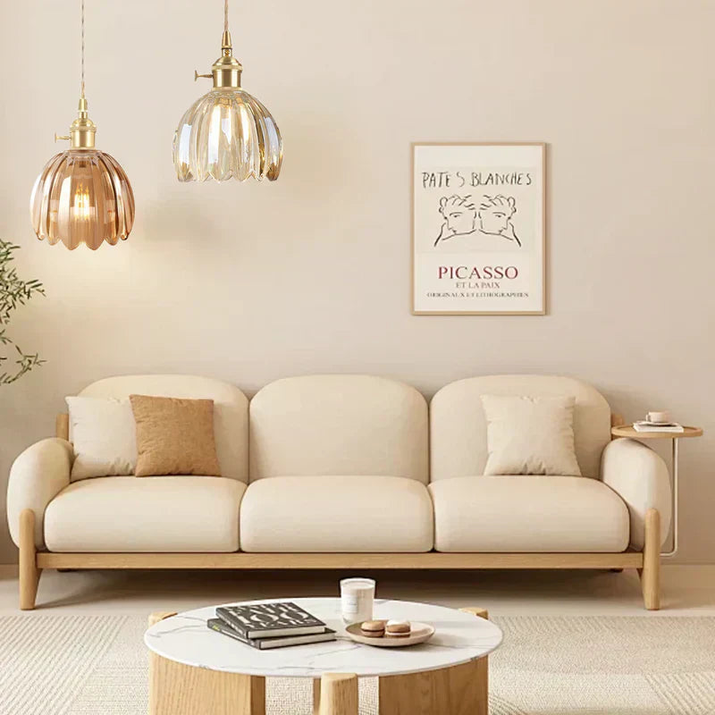 LumaFlora Vintage glazen hanglampen voor een warme gloed in huis