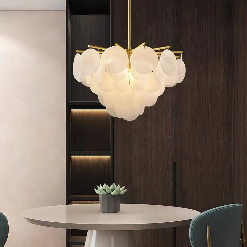 Lumenvale Eco-Friendly Frosted Glass Ceiling Pendant Lamp