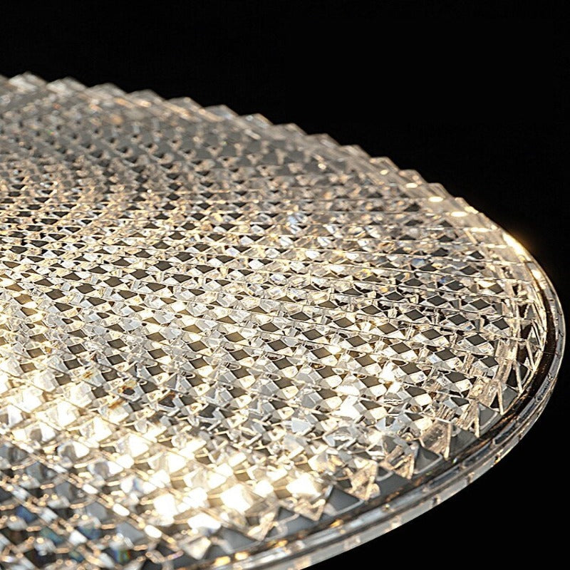 AstraGlass Üveg Esernyő Csillár LED Világítással