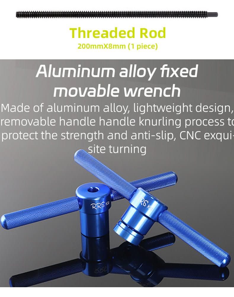 NovaForge csapágyprés szerszám kerékpárokhoz és középcsapágyakhoz, CNC alumínium