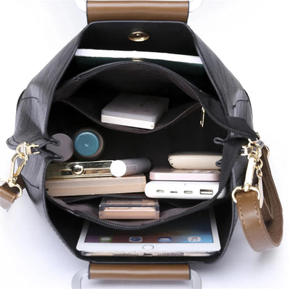 Sac en Cuir Microfibre au Style Vintage