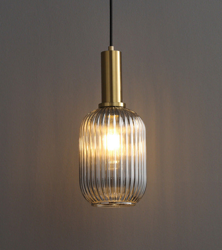 Larken | Vintage stijl gestructureerde glazen hanglampen