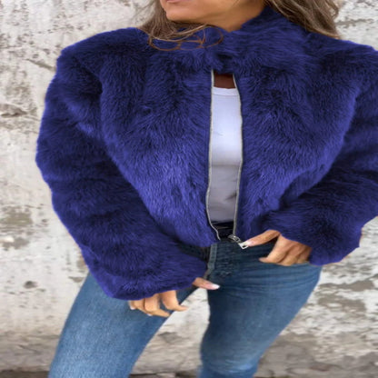 Veste Elegante En Peluche