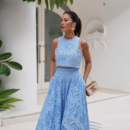 Ensemble Dentelle Brodée