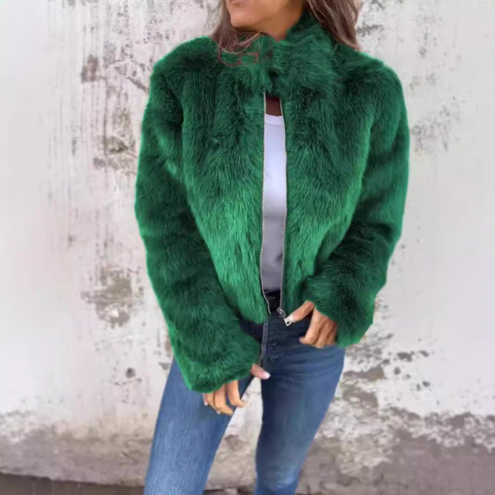 Veste Elegante En Peluche