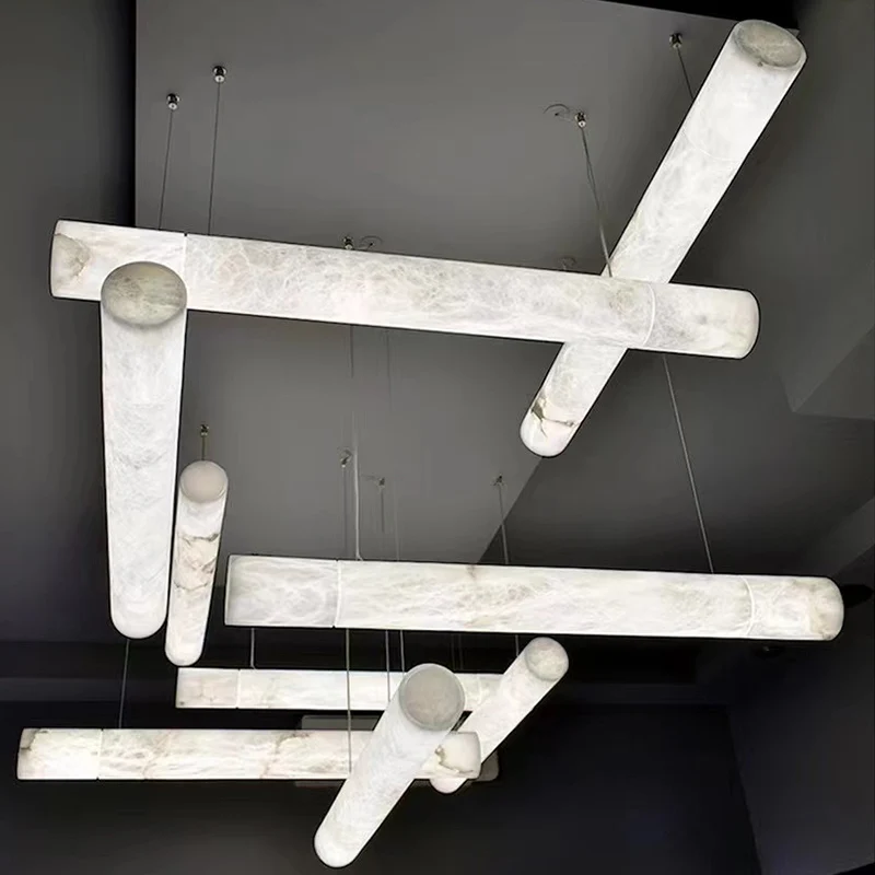 Aurora márvány mennyezeti lámpa nappalikhoz