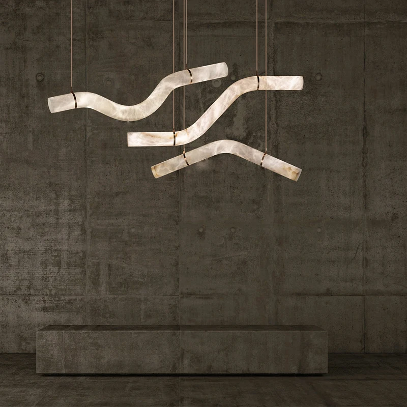 Aurora márvány mennyezeti lámpa nappalikhoz