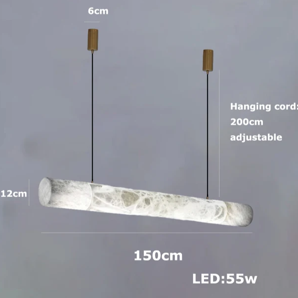 Aurora márvány mennyezeti lámpa nappalikhoz