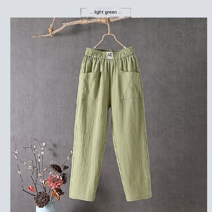 Pantalons en Coton et Lin