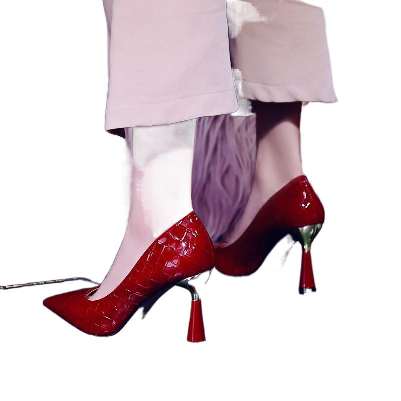 Escarpins Pointus à Talons Hauts