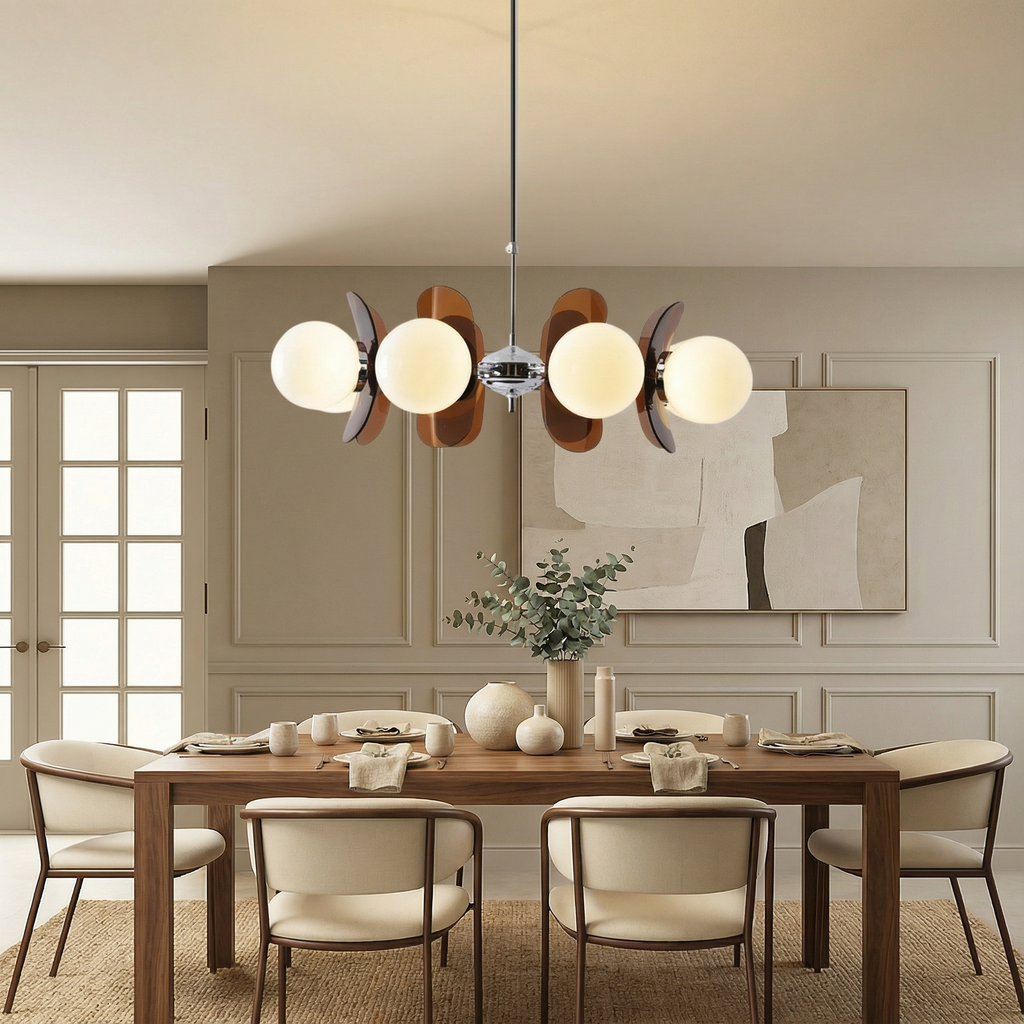 Astra Arc Modern Şık Beş Kollu Avize Aydınlatma Armatürü