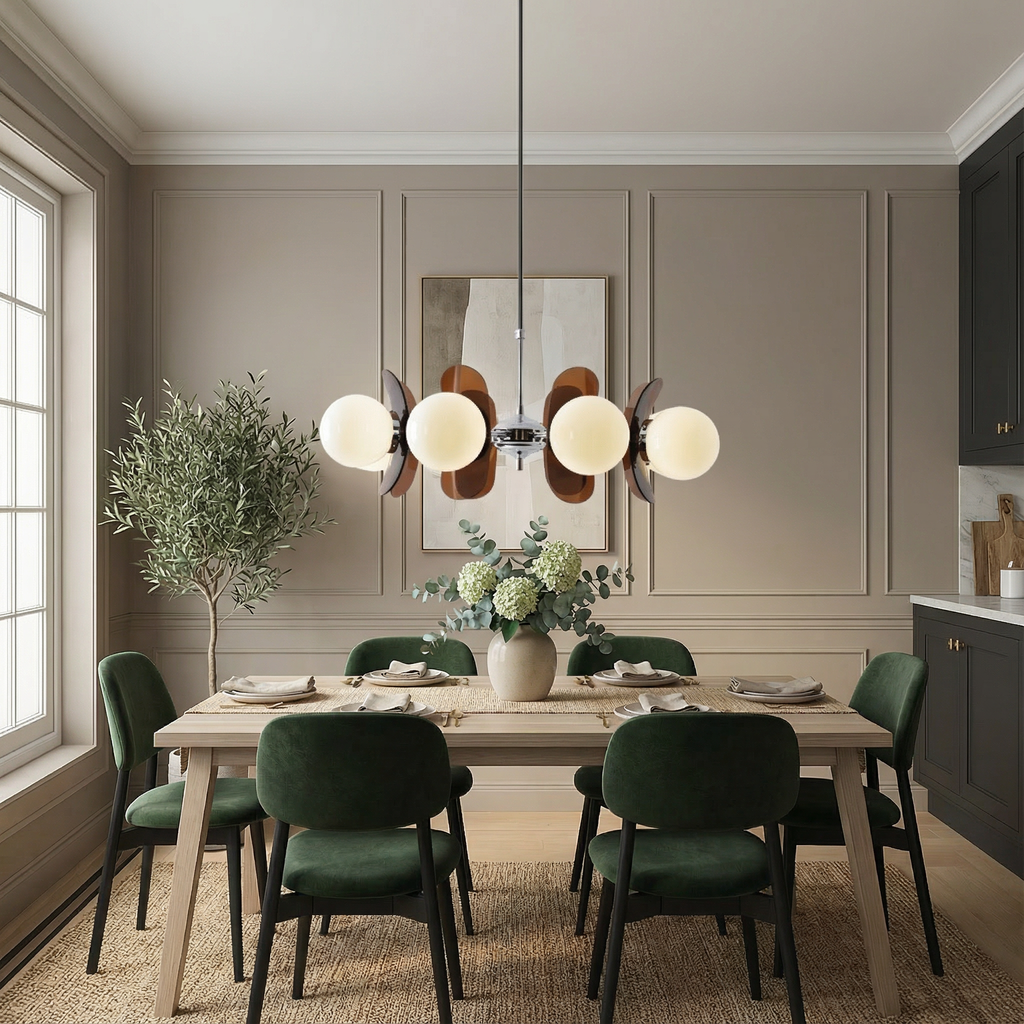 Astra Arc Modern Şık Beş Kollu Avize Aydınlatma Armatürü