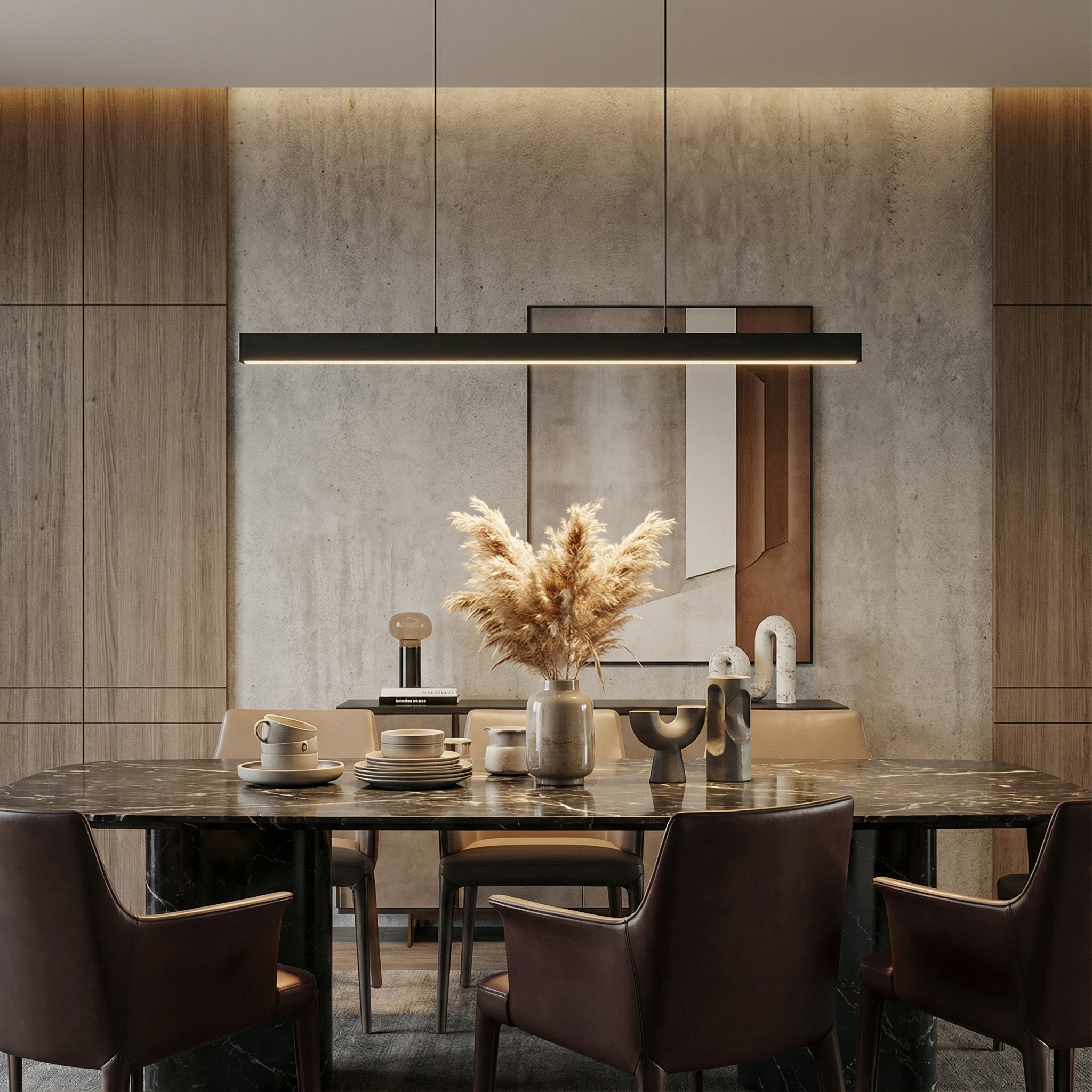 Asteria modern, elegáns, fényerőszabályozható konyhai függeszték világítás