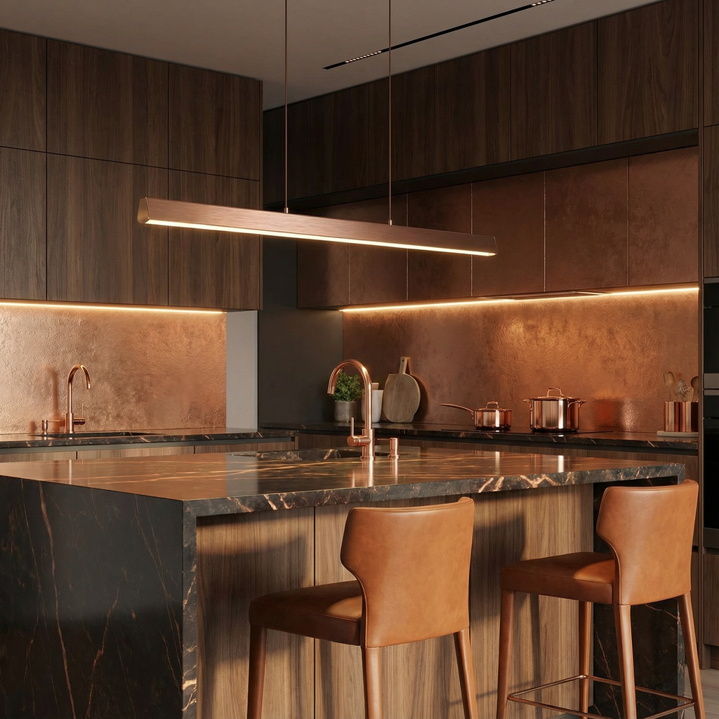 Asteria Moderne Strakke Dimbare Keuken Hanglamp