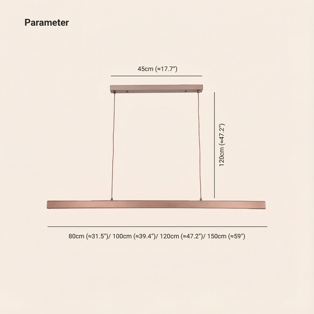 Asteria Moderne Strakke Dimbare Keuken Hanglamp