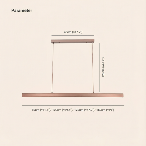Asteria Moderne Strakke Dimbare Keuken Hanglamp