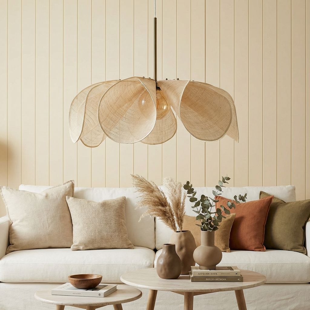 Aurelia elegáns nosztalgikus szövet függeszték lámpa