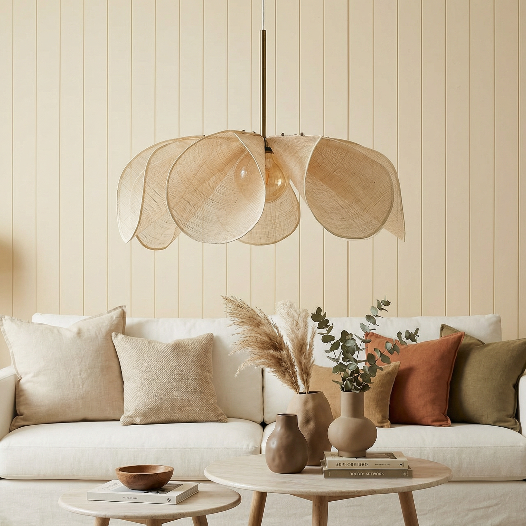 Aurelia elegáns nosztalgikus szövet függeszték lámpa