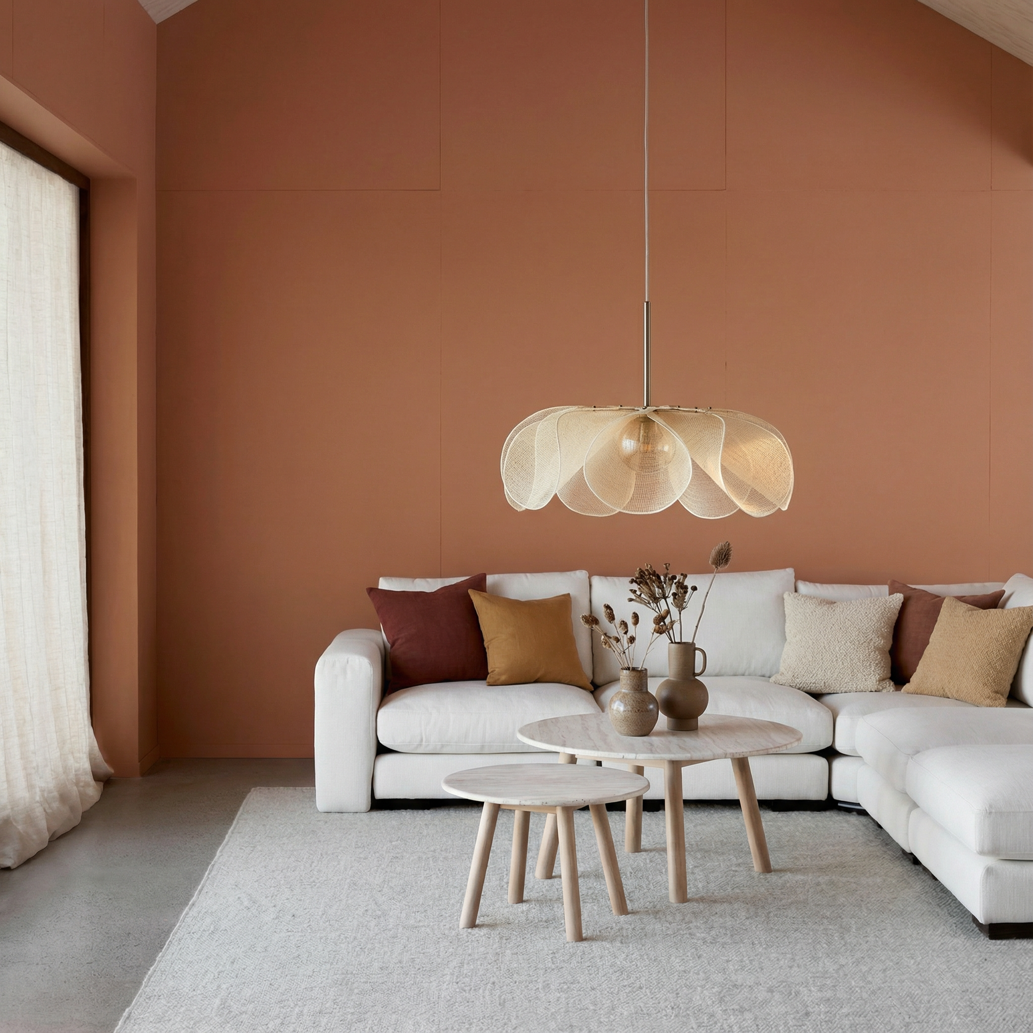 Aurelia elegáns nosztalgikus szövet függeszték lámpa