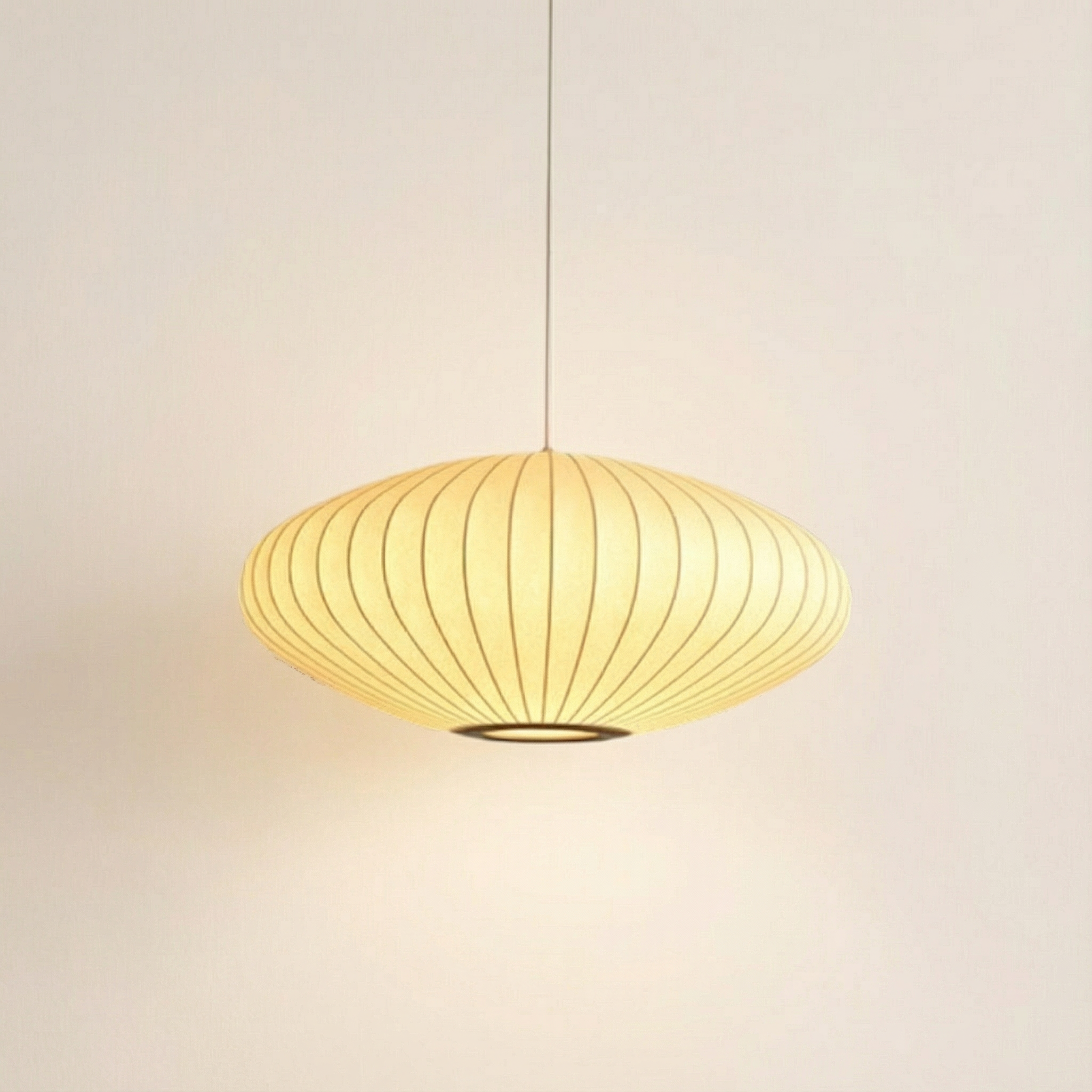 Luma Silk Elegante Hedendaagse Zijde Lampenkap Hanglamp