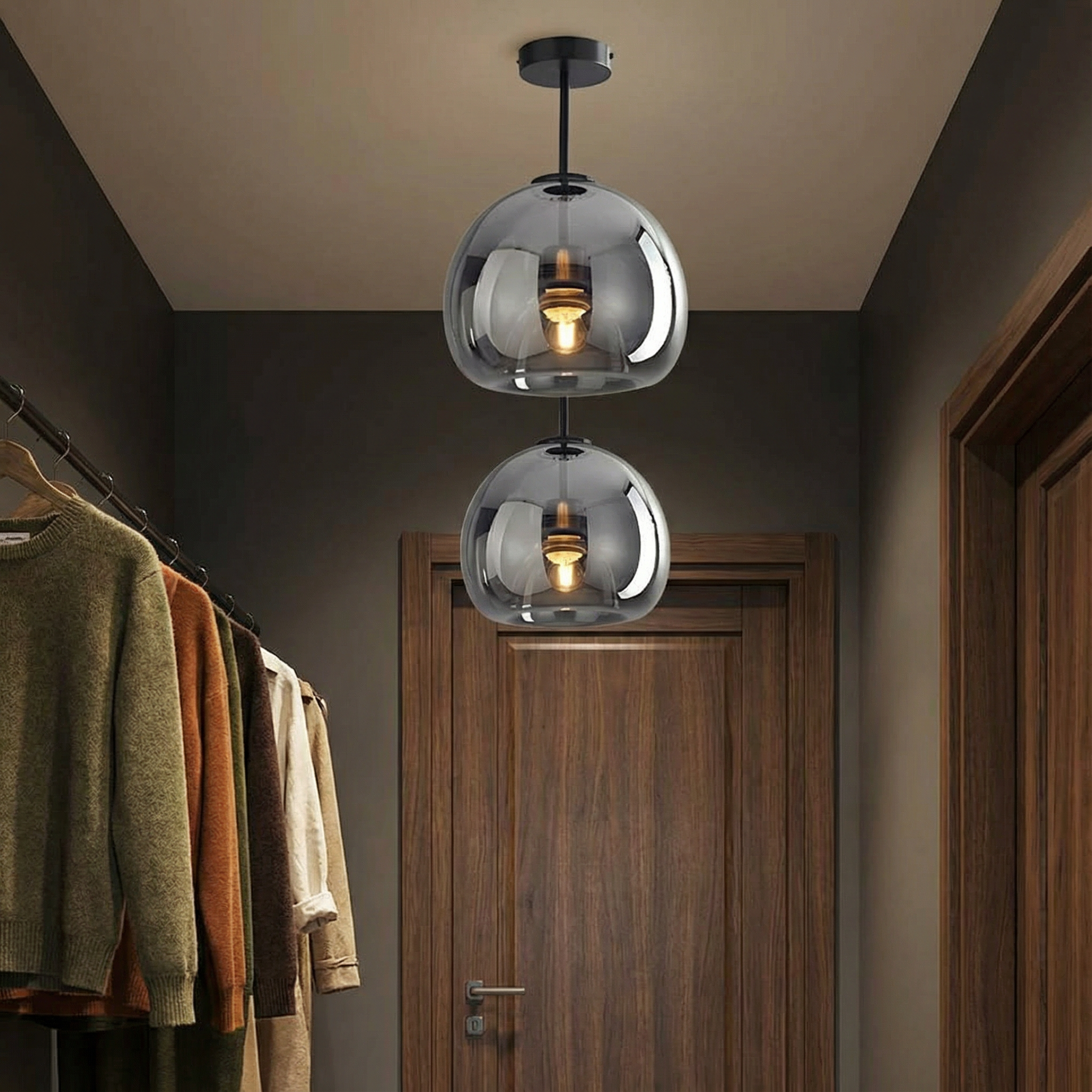 Elegant Modern AstraLume Flush Mount Ceiling Light Fixture