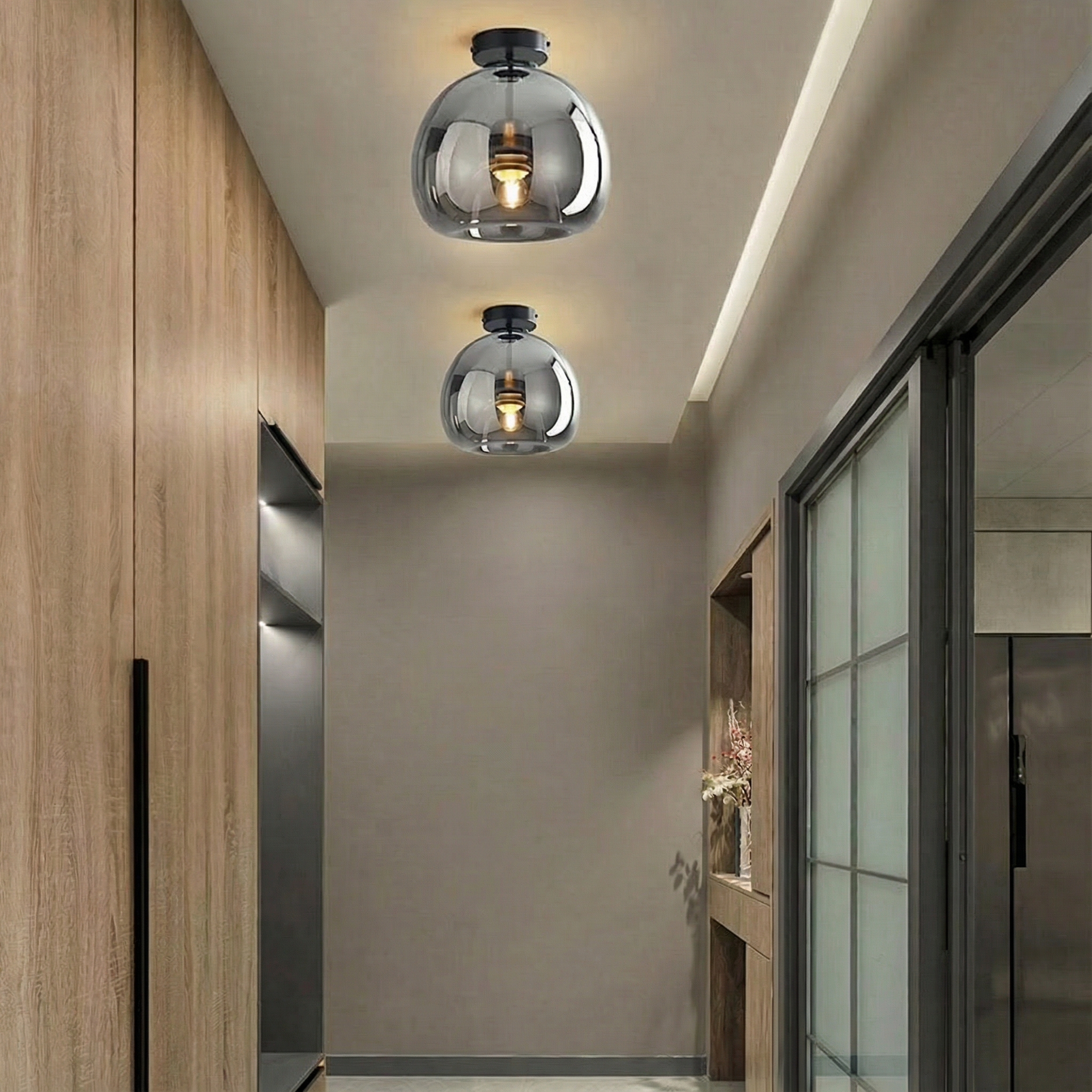 Elegant Modern AstraLume Flush Mount Ceiling Light Fixture