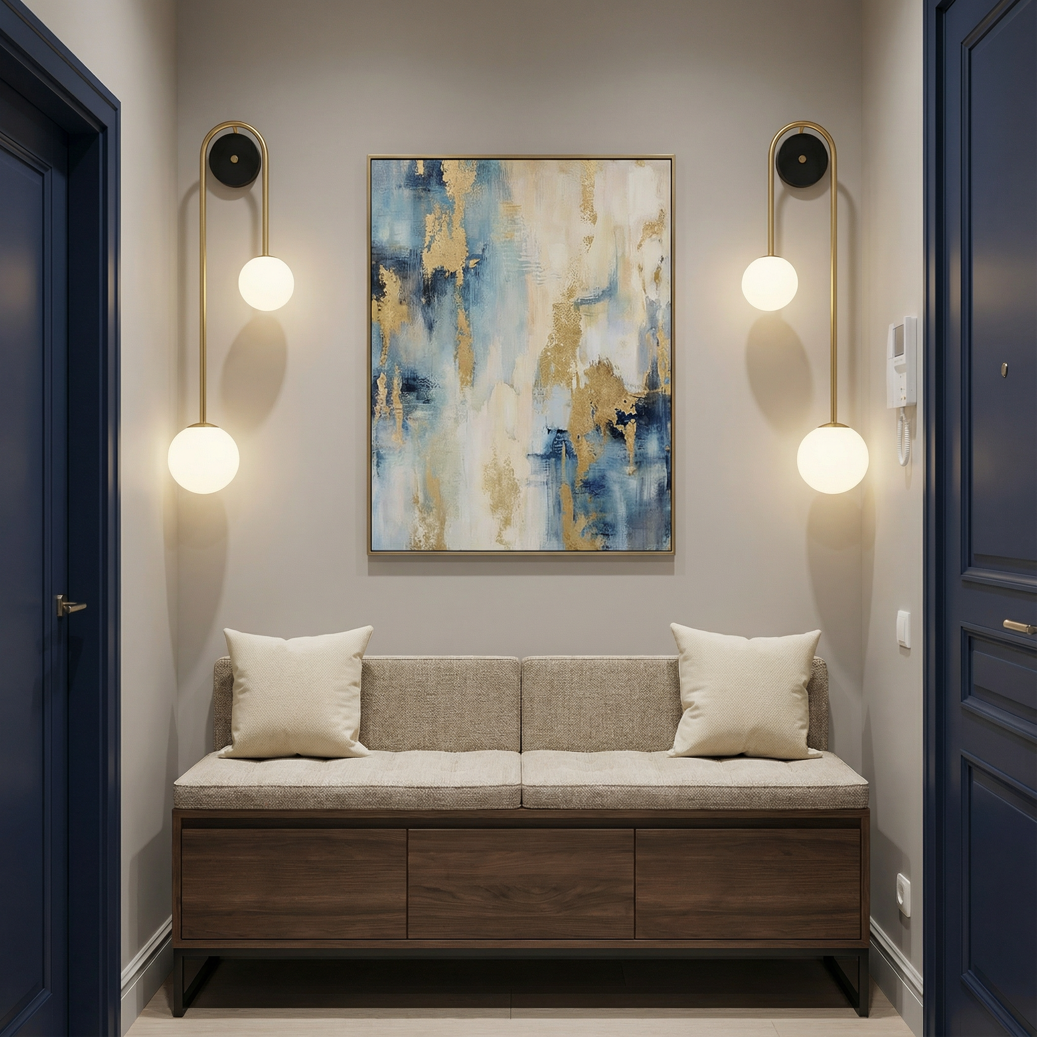 Elegant Arc Wall Light With Soft LED Glow For Cozy Modern Ambiance