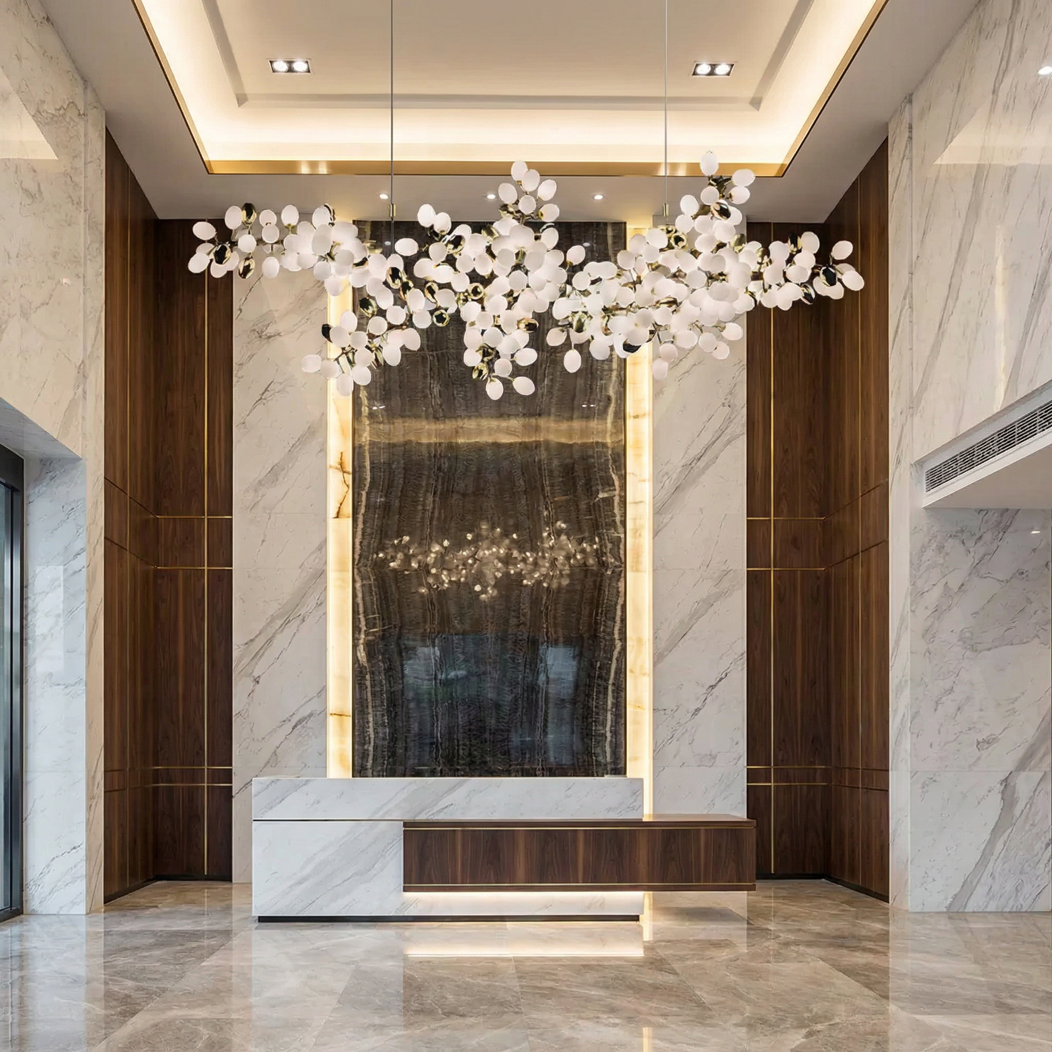 Aurora kristály csillár lámpa állítható magassággal étkezőbe és modern terekbe